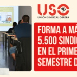 Más de 5.500 alumnos reciben formación gratuita de USO en el primer semestre de 2024