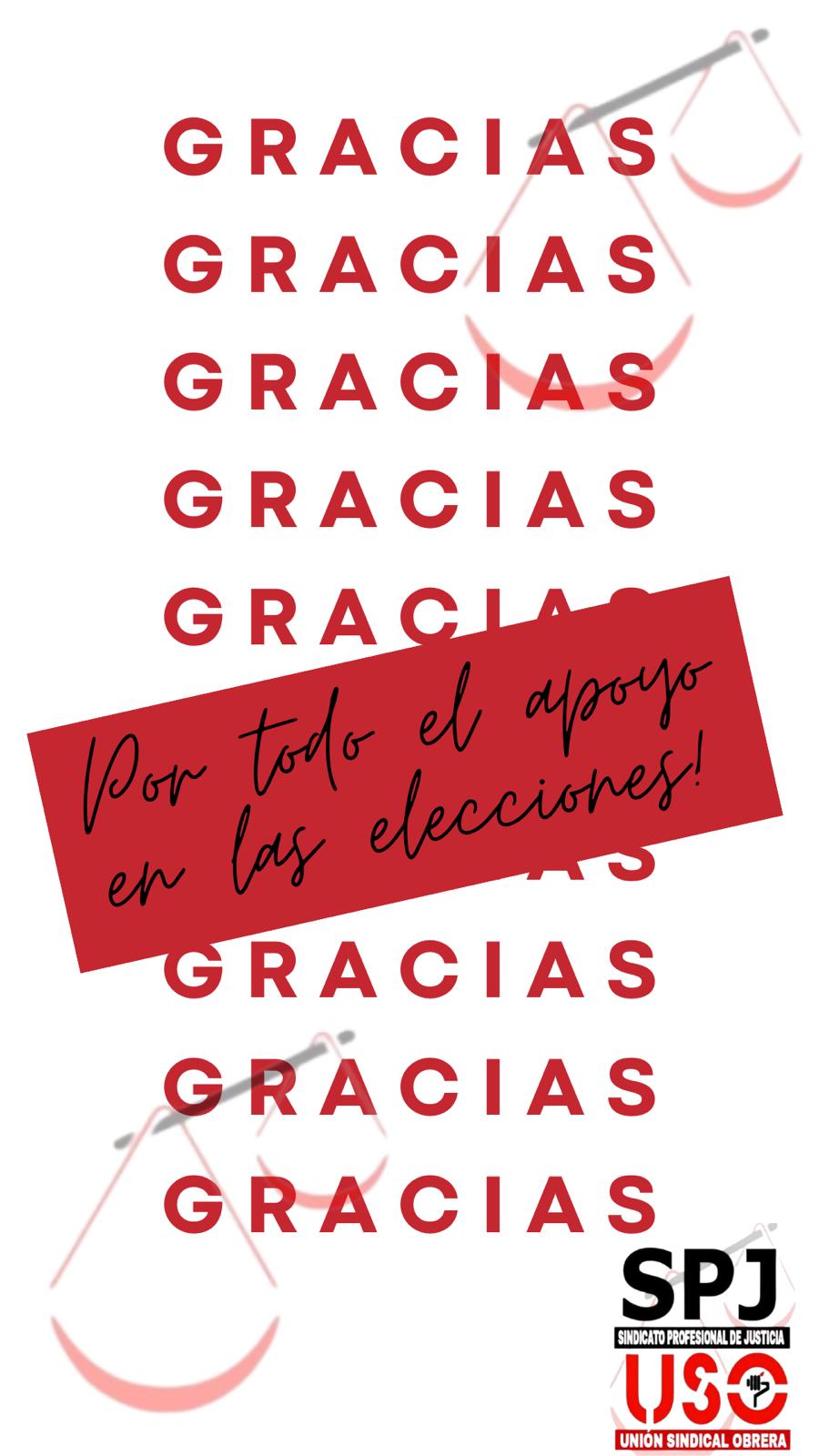 DESDE SPJ-USO ASTURIAS OS AGRADECEMOS EL ENORME APOYO RECIBIDO EN LAS ELECCIONES