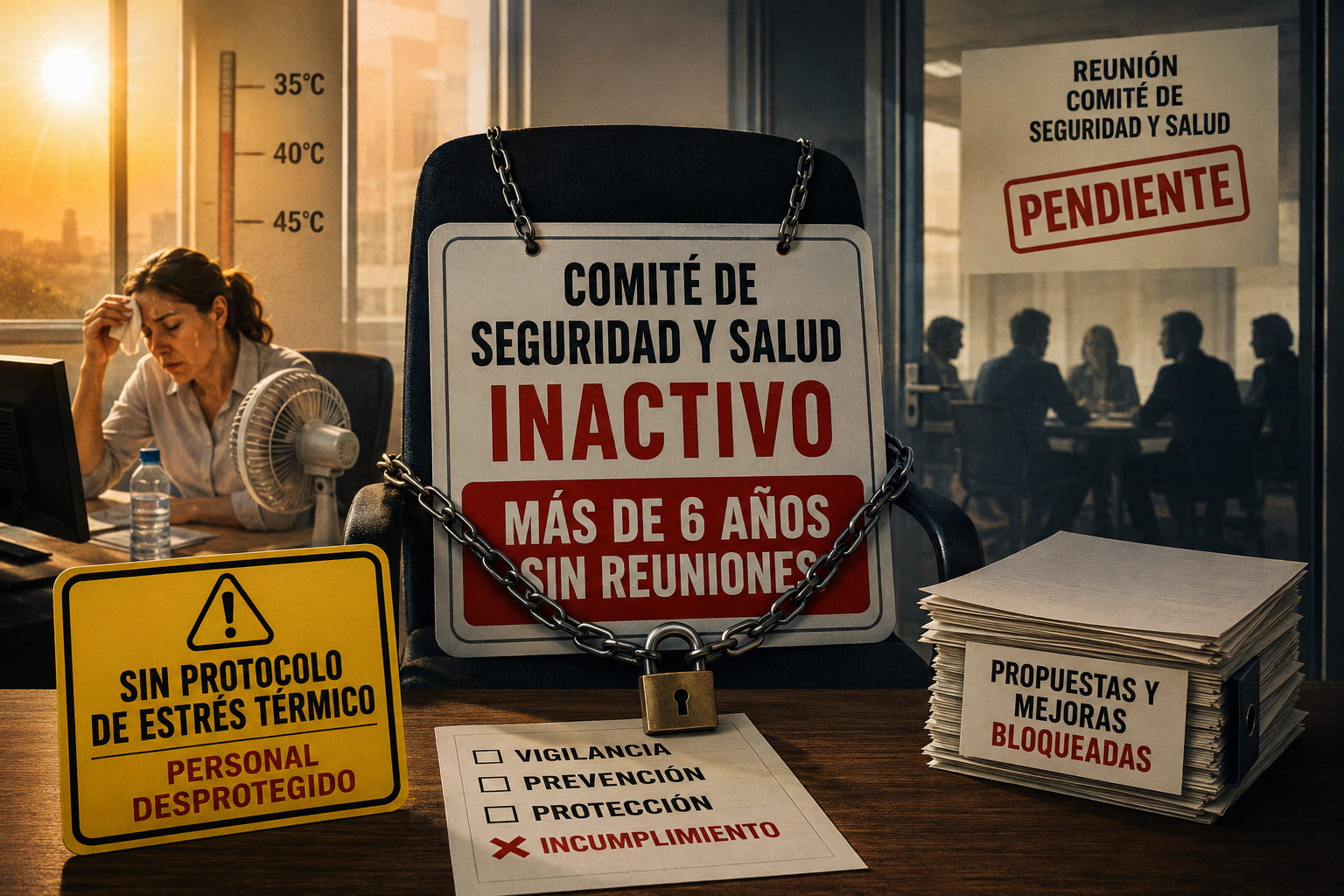 SPJ-USO ASTURIAS. 6 AÑOS DE INACCIÓN EN SALUD LABORAL: SPJ-USO LOGRA LA CONVOCATORIA DEL COMITÉ DE SEGURIDAD Y SALUD TRAS AÑOS DE PARÁLISIS
