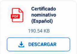 Descargar certificado nominativo ES